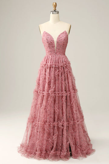 Robe de bal Dusty Rose Sweetheart A-Line